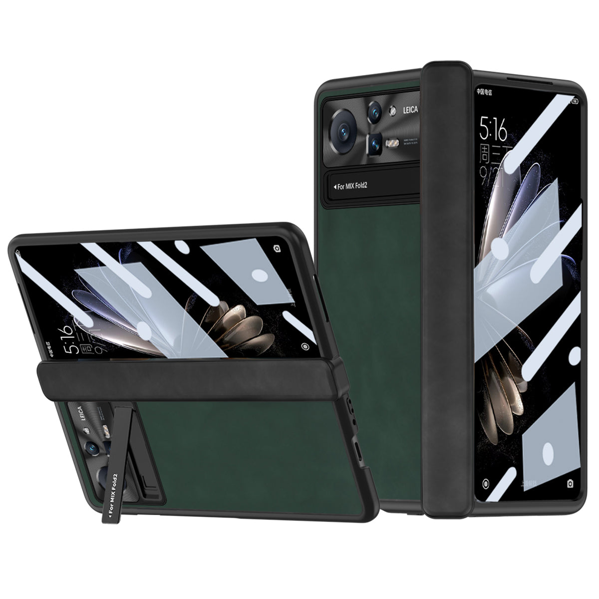 For Xiaomi Mix Fold 2 5G Hinge Protection All-Inclusive Cover Nappa Texture PU Leather PC Shell Kickstand Phone Case with Tempered Glass Film For Xiaomi Mix Fold 2 5G Hinge Protection All-Inclusive Cover Nappa Texture PU Leather PC Shell Kickstand Phone Case with Tempered Glass Film